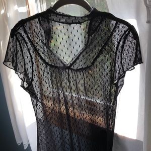 Lacy Black Top